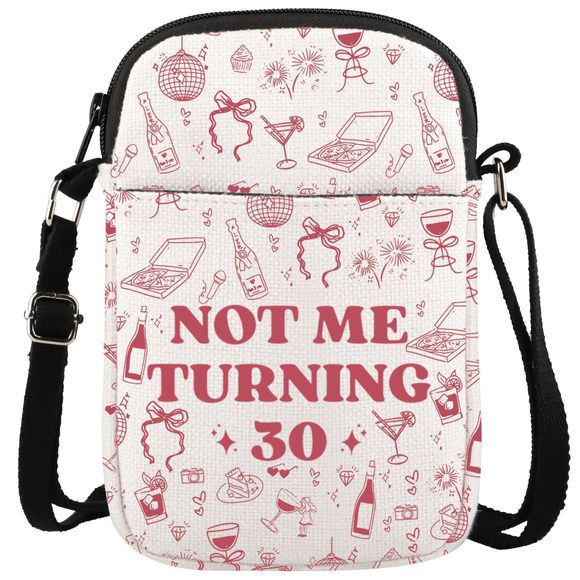 Tail Lover Gift Not Me Turning 30 Messenger Bag Dirty Thirty Party Gift :v - Picture 1 of 7